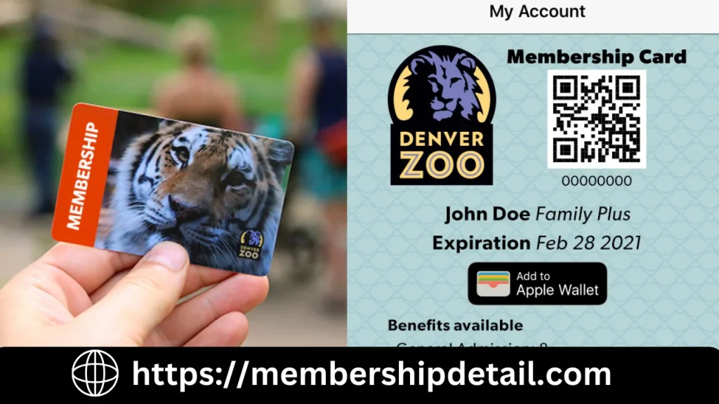 Denver Zoo Membership Card 