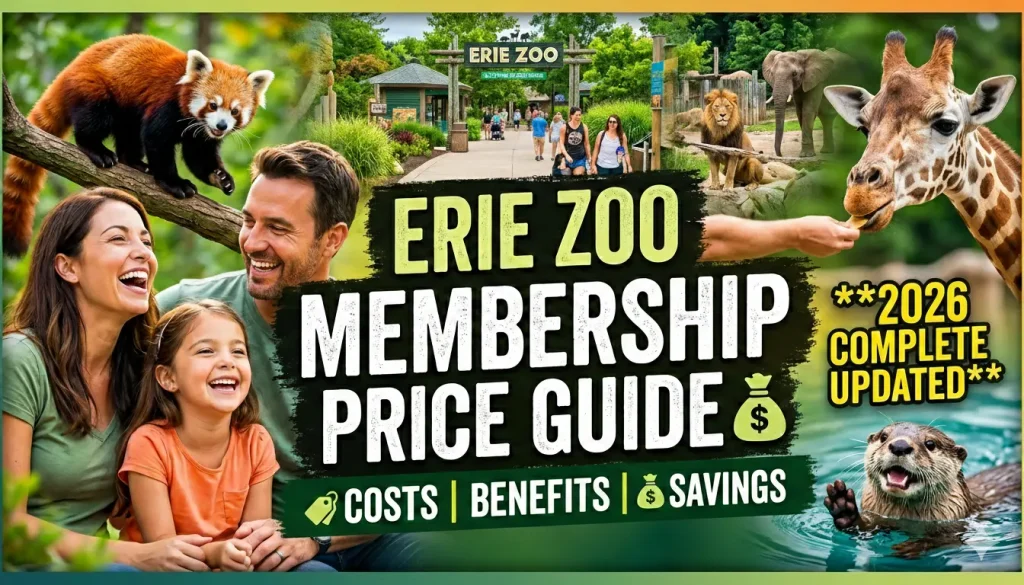 Erie Zoo Membership Price – Complete Updated Cost & Benefits Guide