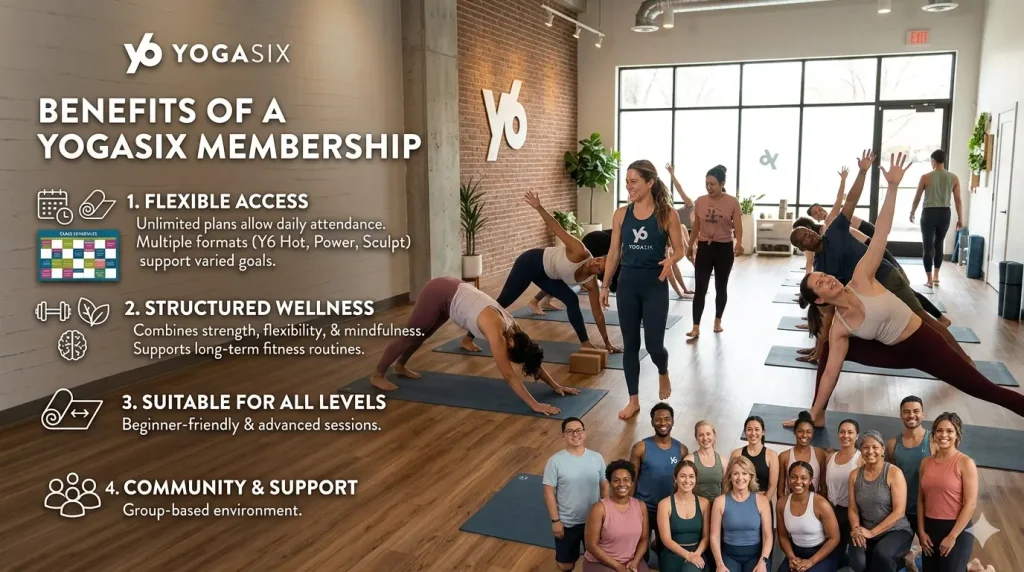 Benefits of a YogaSix Membership