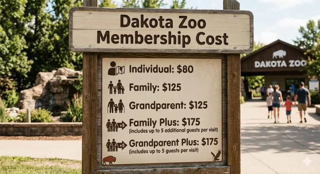 Dakota Zoo Membership Types