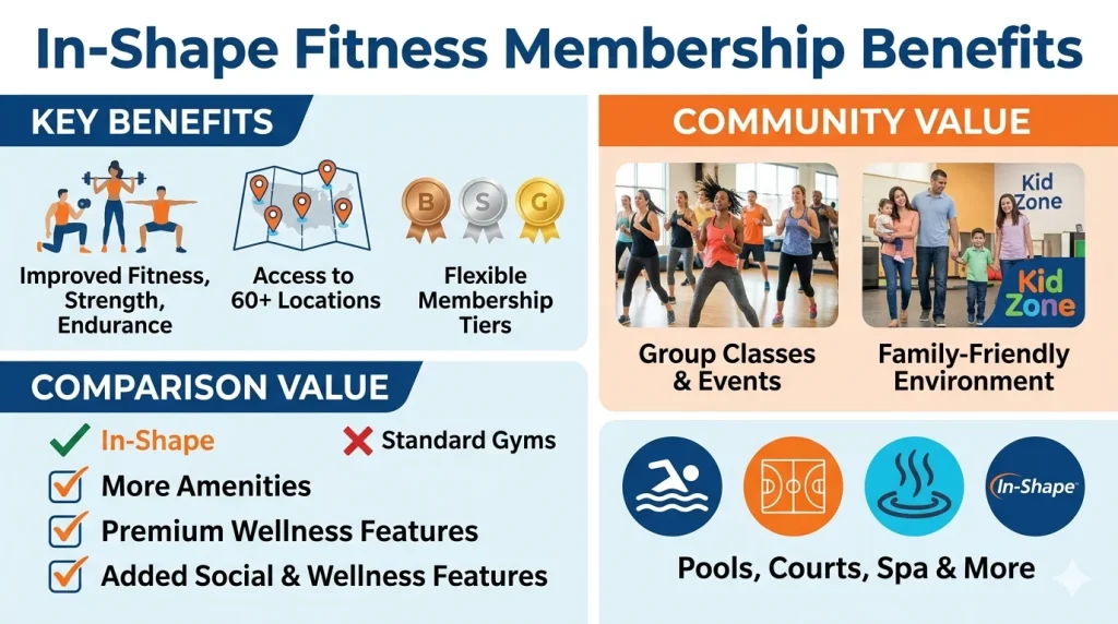 In-Shape Fitness Membership Benefits