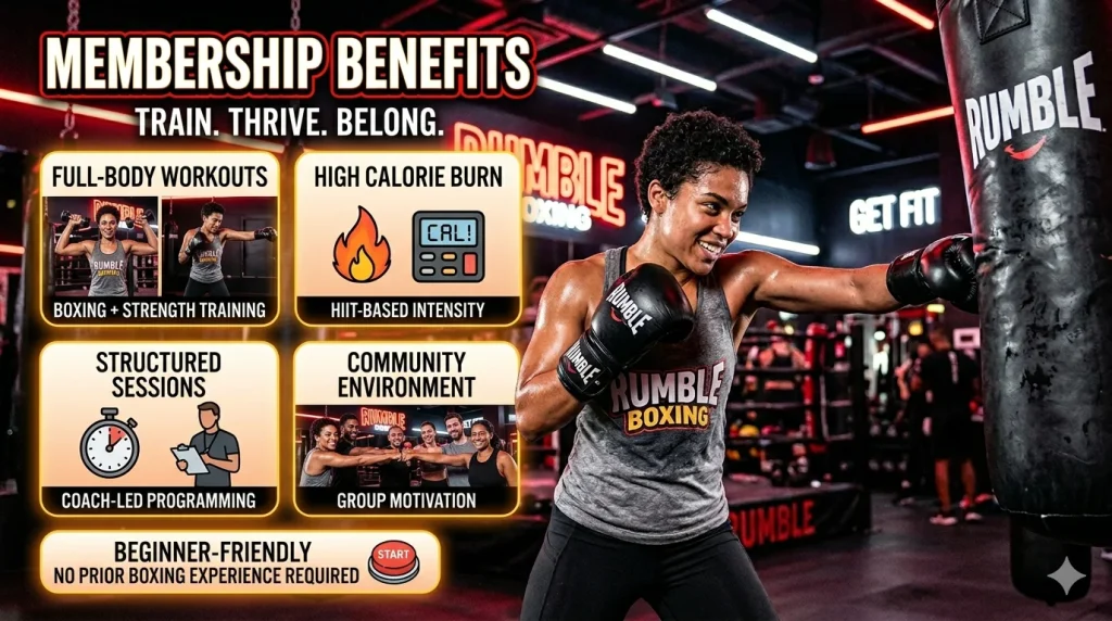 Rumble Boxing Membership Benefits